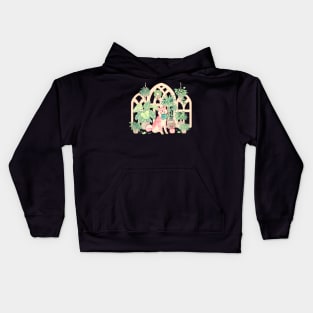 Green thumb shibakura Kids Hoodie